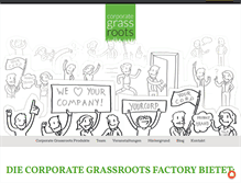 Tablet Screenshot of corporategrassroots.com
